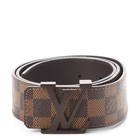 louis vuitton damier ebene belt replica|Louis Vuitton snakeskin belt.